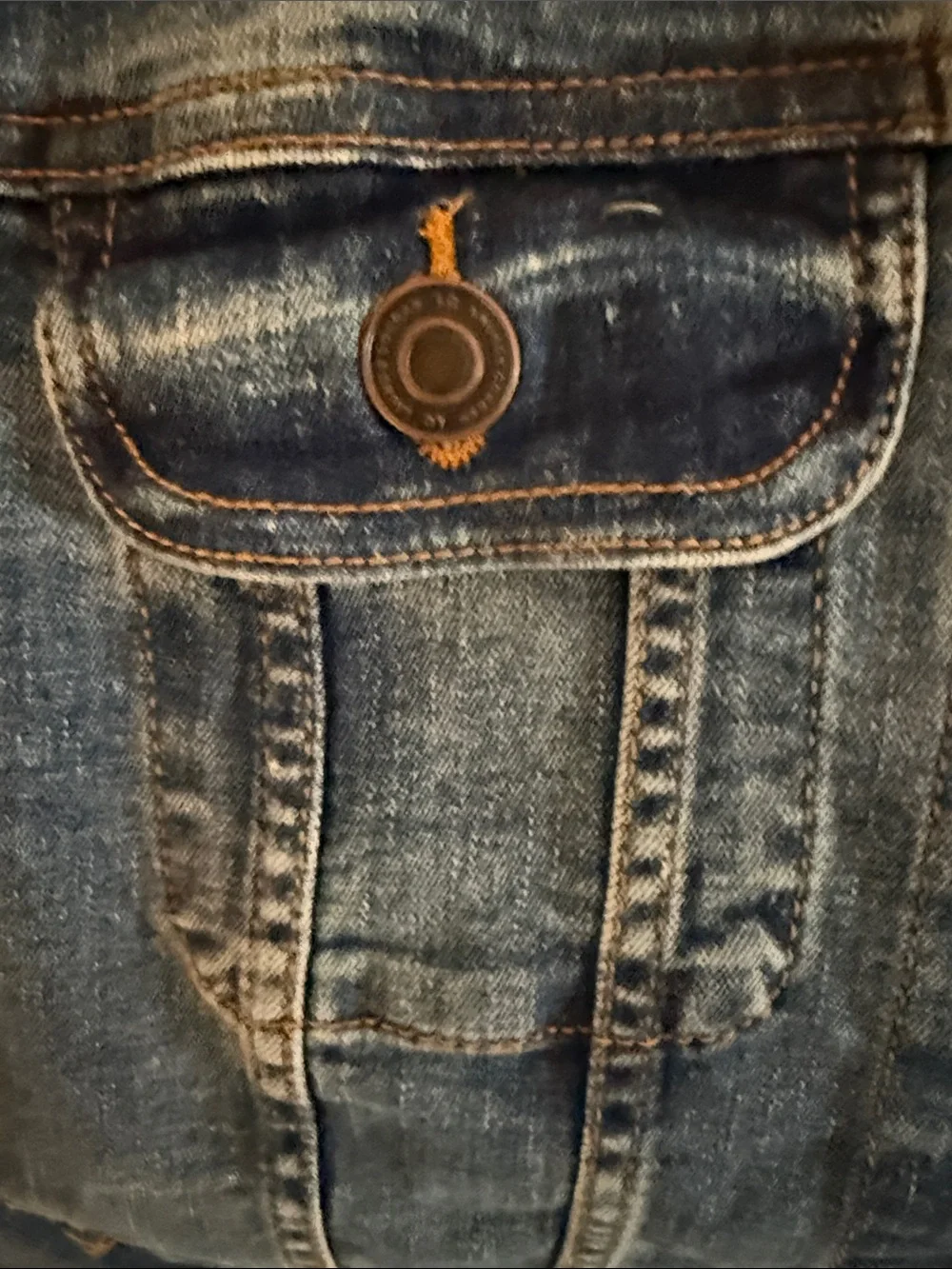 LC Lauren Conrad Medium Blue Denim Jean Jacket - Picture 3 of 15